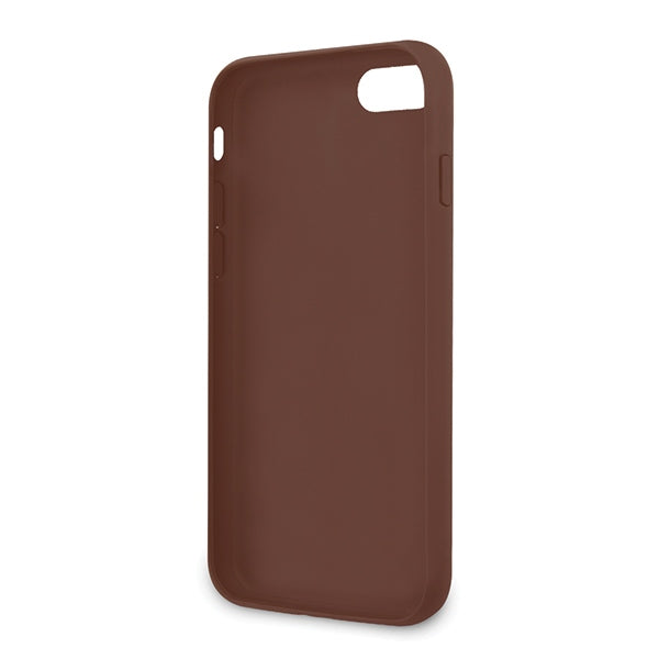 Guess 4G Stripe Collection case for iPhone 7 / 8 / SE 2020 / SE 2022 - brown
