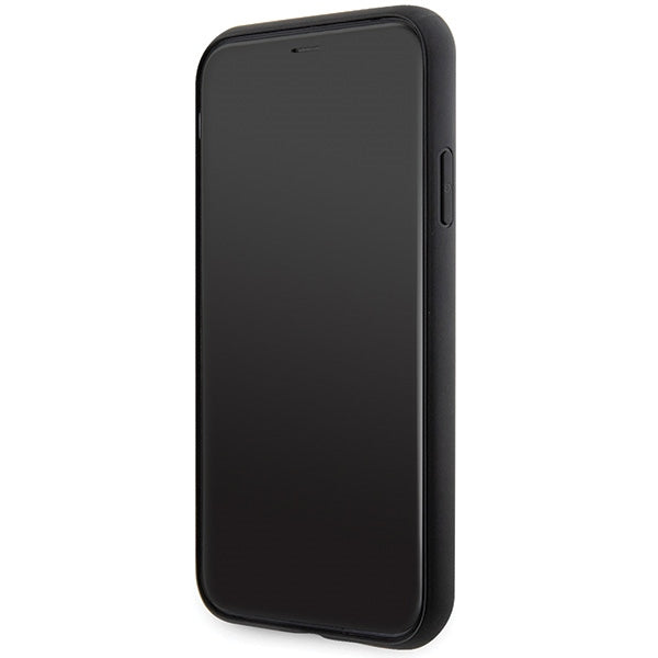 Guess Strass Metal Logo iPhone 11 / Xr 6.1" Case - Black