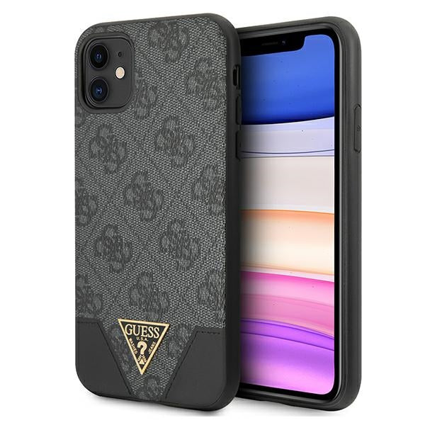 Guess 4G Triangle Collection case for iPhone 11 6.1" / Xr - gray