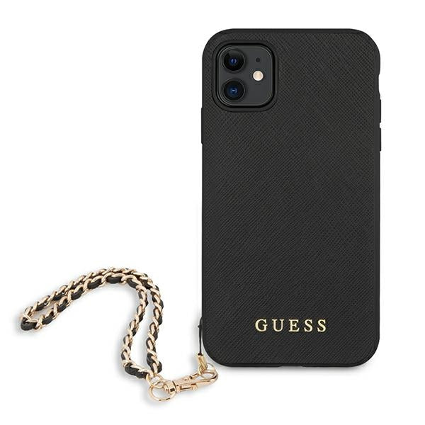 Guess Saffiano Chain case for iPhone 11 6.1" / Xr - black