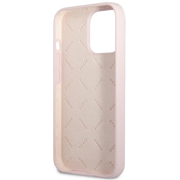 Guess Silicone Triangle Case for iPhone 13 Pro / 13 6.1" - Purple