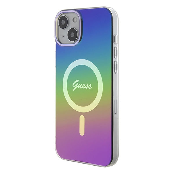 Guess IML Iridescent MagSafe case for iPhone 15 / 14 / 13 6.1" - multicolor