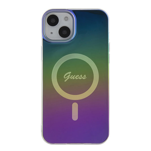 Guess IML Iridescent MagSafe case for iPhone 15 / 14 / 13 6.1" - multicolor