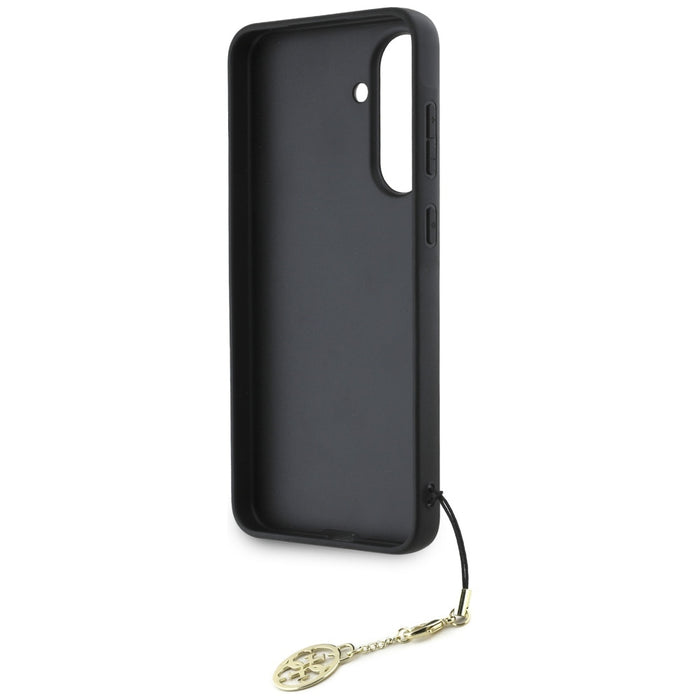 Guess 4G Charms Collection Case for Samsung Galaxy A56 - Brown
