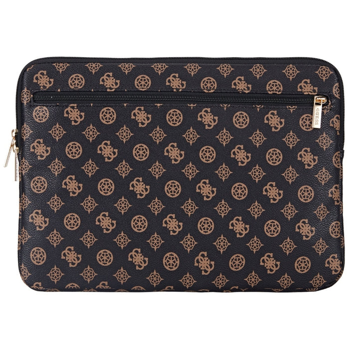 Guess Sleeve Peony Pocket Triangle 14" Laptop Bag - Black