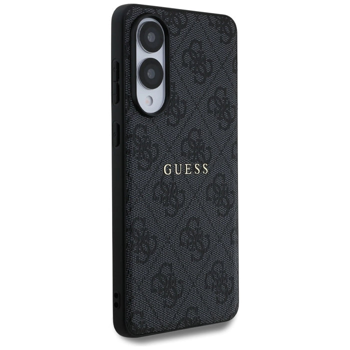 Guess 4G Ring Classic Logo MagSafe Case for Samsung Galaxy S25 Edge - Black