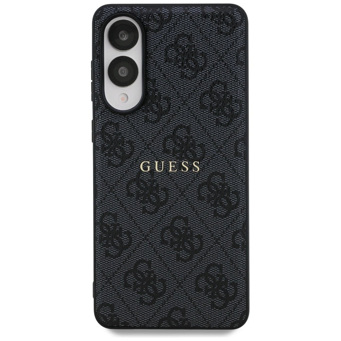 Guess 4G Ring Classic Logo MagSafe Case for Samsung Galaxy S25 Edge - Black