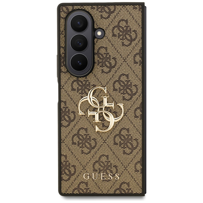 Guess Big 4G Logo Classic Logo Case for Samsung Galaxy Z Fold7 - Brown