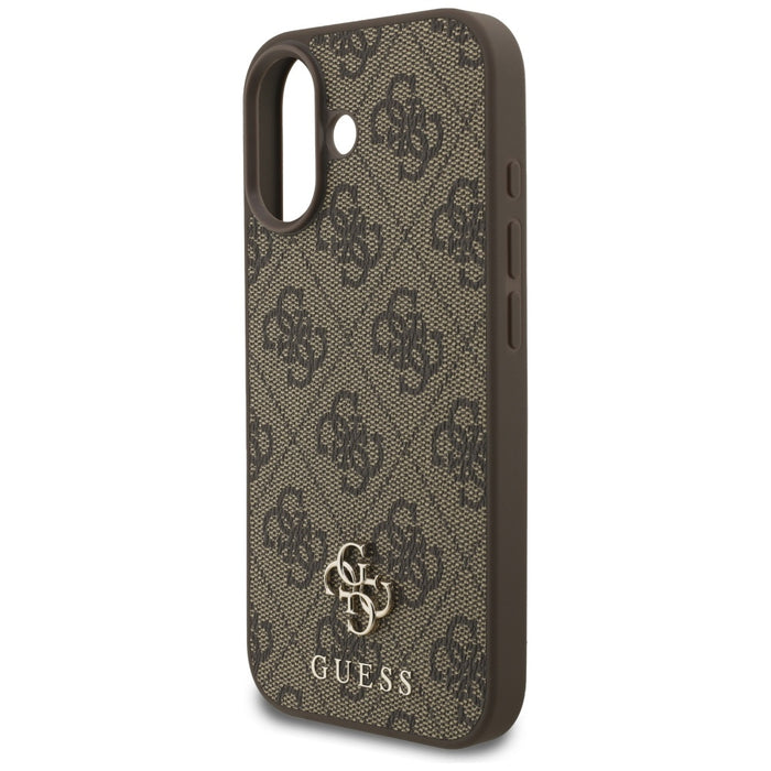 Guess 4G Small Classic Logo MagSafe Case for iPhone 17 - Brown