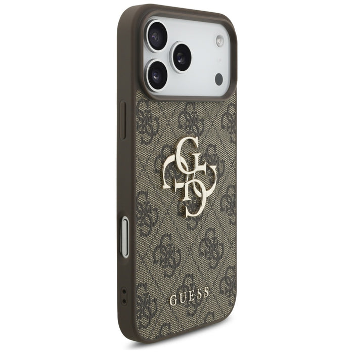 Guess 4G Big Logo Case for iPhone 17 Pro Max - Brown