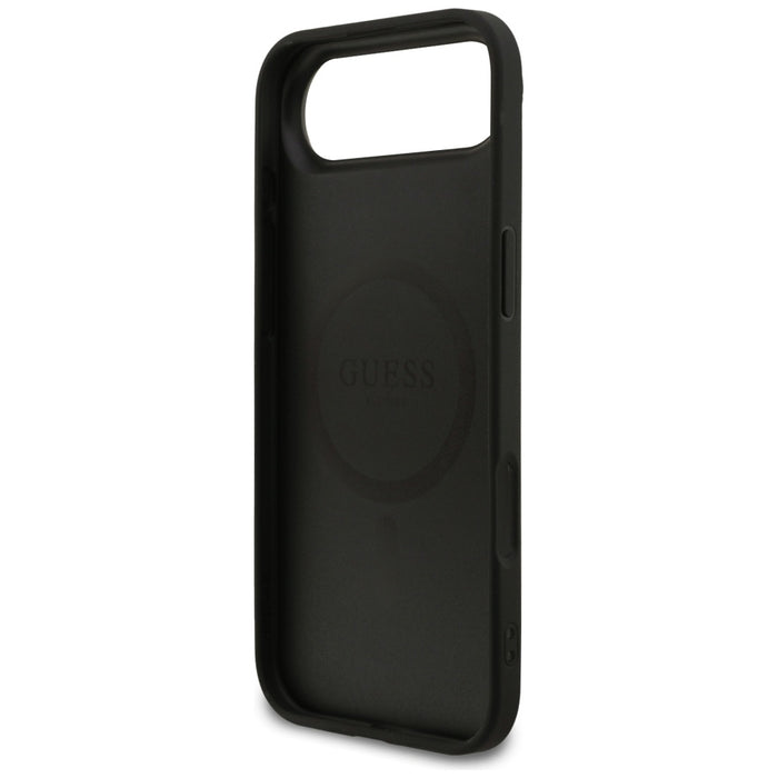 Guess Grained Ring MagSafe case for iPhone 17 Air - black