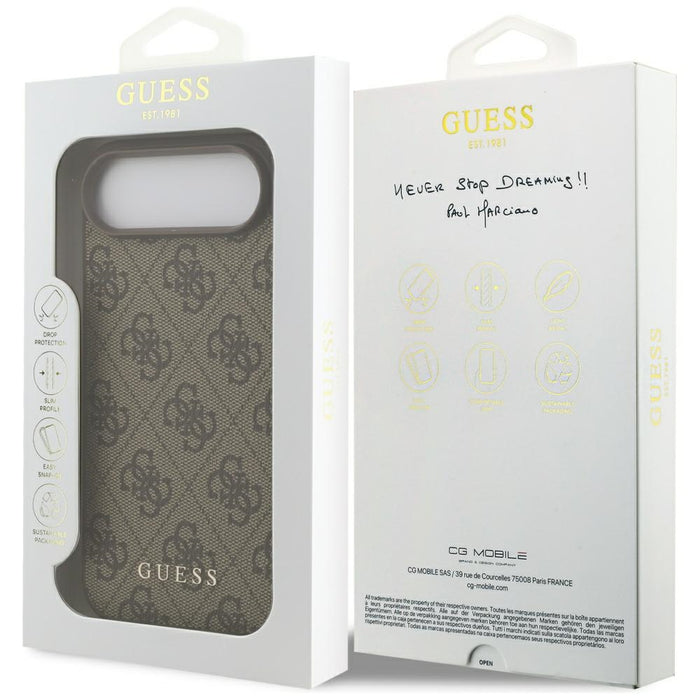 Guess 4G Classic Case for iPhone 17 Air - Brown