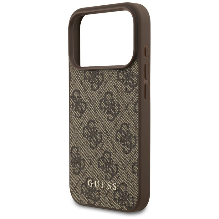 Guess 4G Classic Case for iPhone 17 Pro - Brown