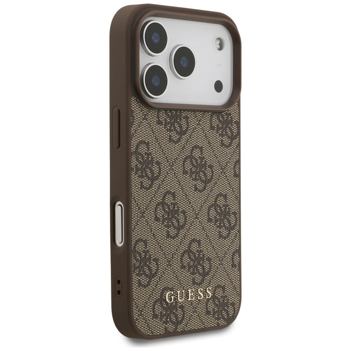 Guess 4G Classic Case for iPhone 17 Pro - Brown