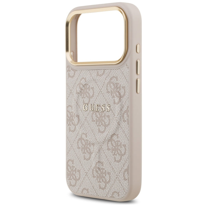 Guess 4G PU Classic Logo MagSafe Case for iPhone 17 Pro - Pink