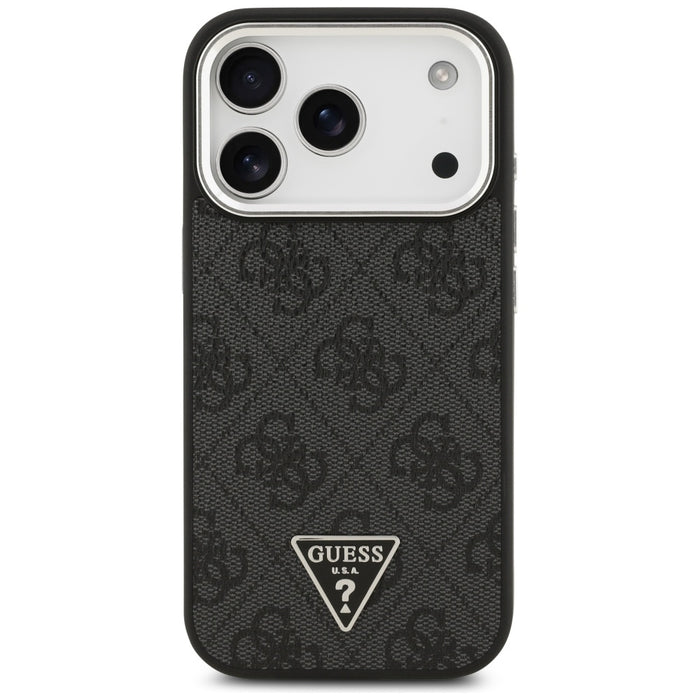 Guess 4G Triangle Logo MagSafe case for iPhone 17 Pro - black