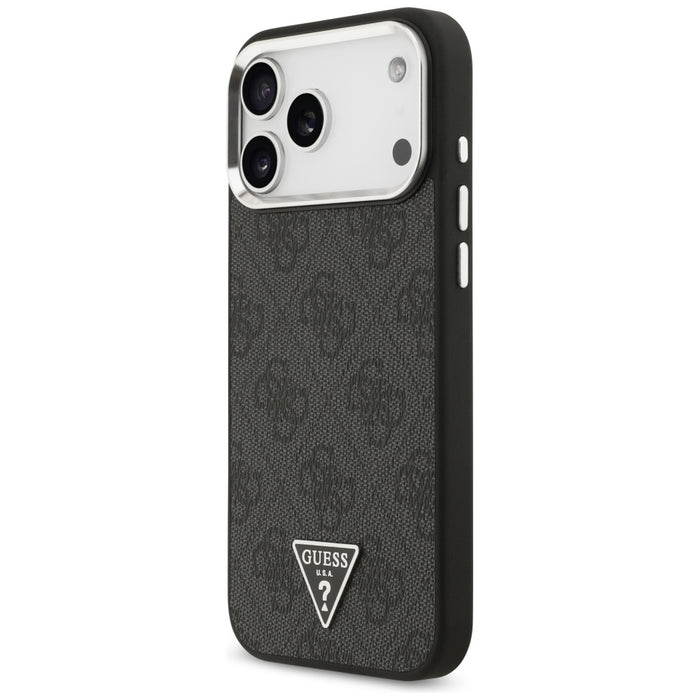 Guess 4G Triangle Logo MagSafe case for iPhone 17 Pro Max - black