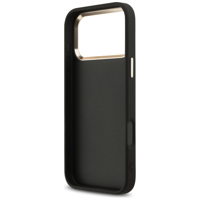 Guess 4G Big 4G Classic Logo Case for iPhone 17 Pro Max - Black and Gold