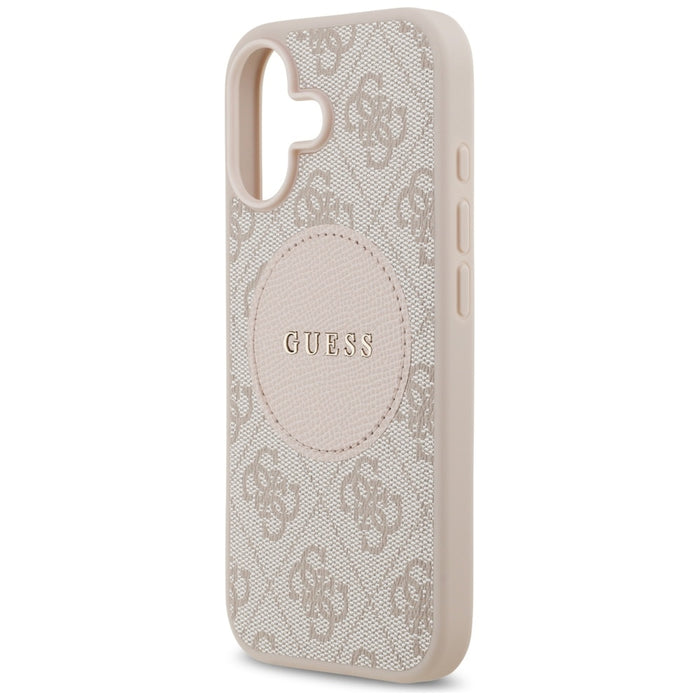 Guess 4G Circle Classic Logo MagSafe Case for iPhone 17 - Pink