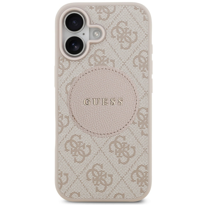 Guess 4G Circle Classic Logo MagSafe Case for iPhone 17 - Pink