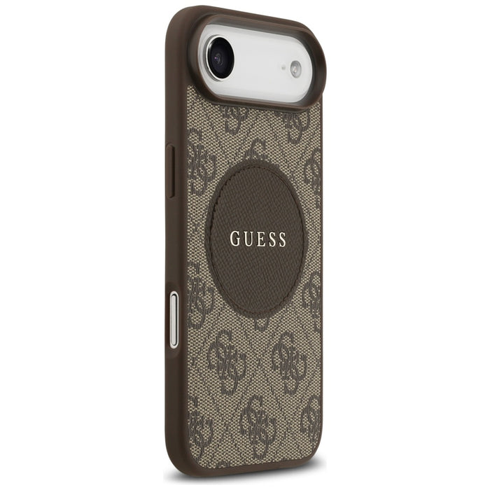 Guess 4G Circle Classic Logo MagSafe case for iPhone Air - brown