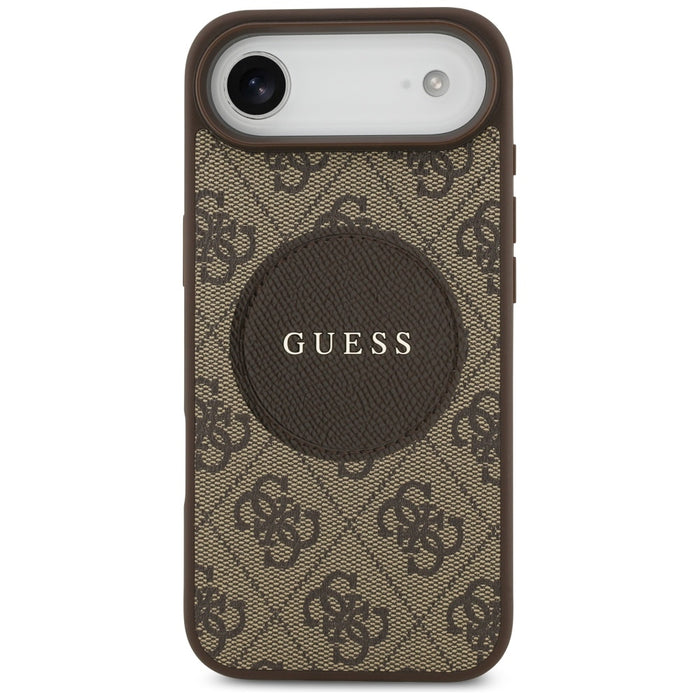 Guess 4G Circle Classic Logo MagSafe case for iPhone Air - brown