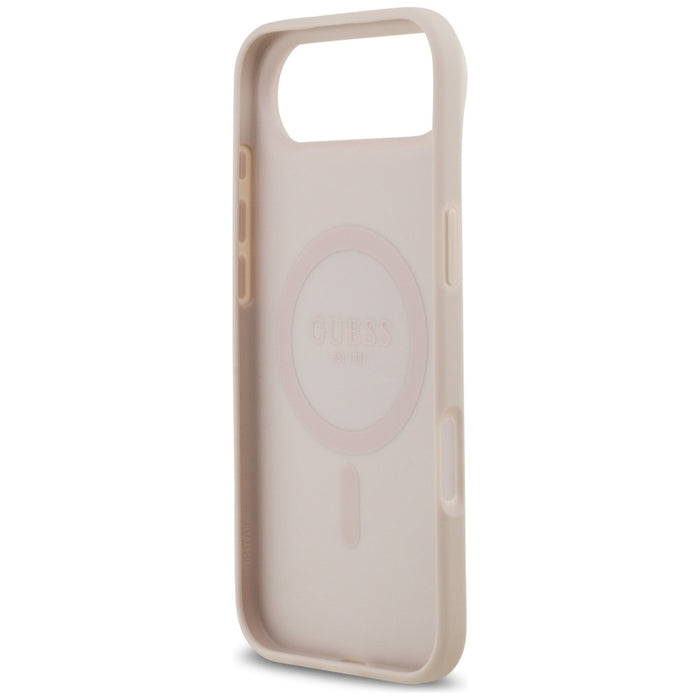 Guess 4G Circle Classic Logo MagSafe case for iPhone Air - pink