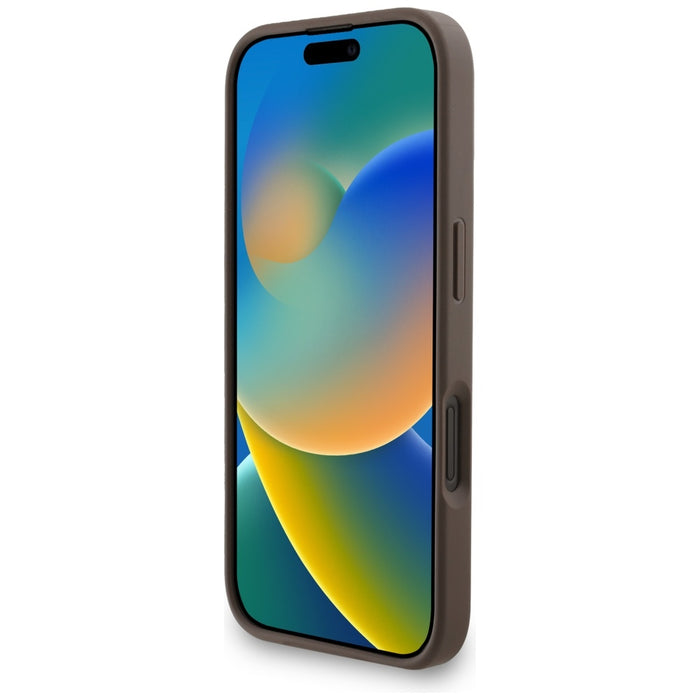 Guess 4G Strap 4G Classic Logo Case for iPhone 16 - Brown