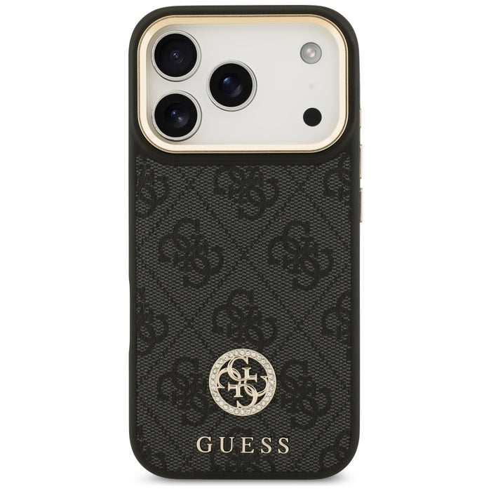 Guess 4G Strass Logo MagSafe case for iPhone 17 Pro - black