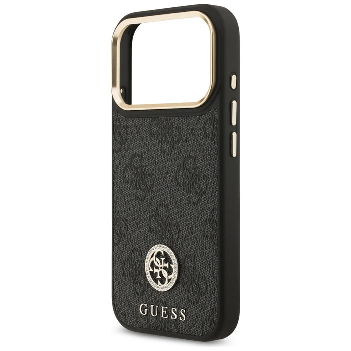Guess 4G Strass Logo MagSafe case for iPhone 17 Pro - black