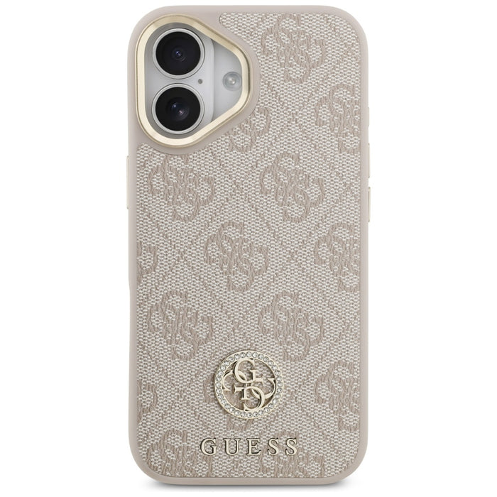 Guess 4G Strass Logo MagSafe Case for iPhone 17 - Pink