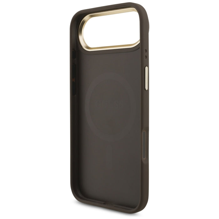 Guess 4G Strass Logo MagSafe Case for iPhone Air - Brown