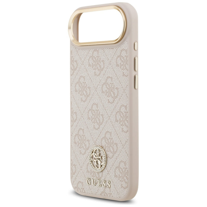 Guess 4G Strass Logo MagSafe Case for iPhone Air - Pink