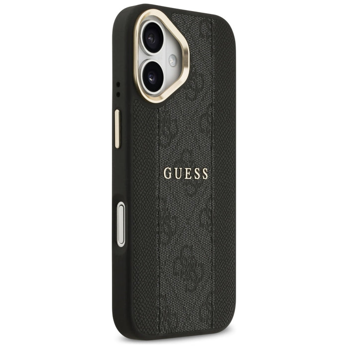 Guess 4G Stripe MagSafe case for iPhone 17 - black