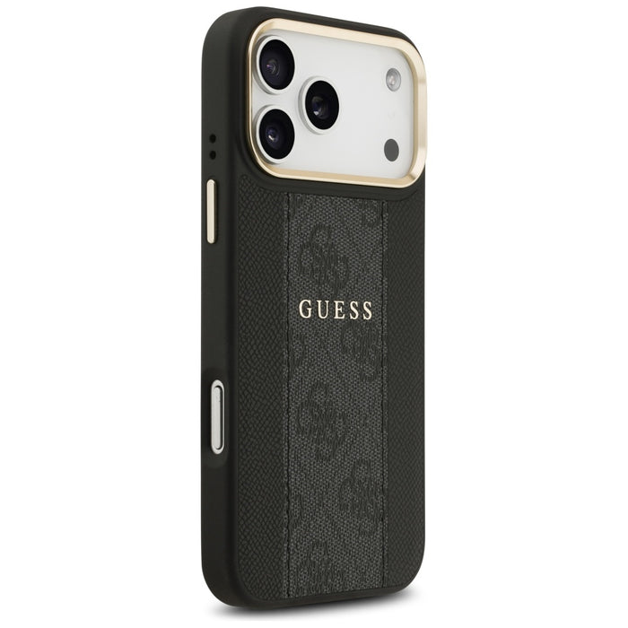 Guess 4G Stripe MagSafe case for iPhone 17 Pro Max - black