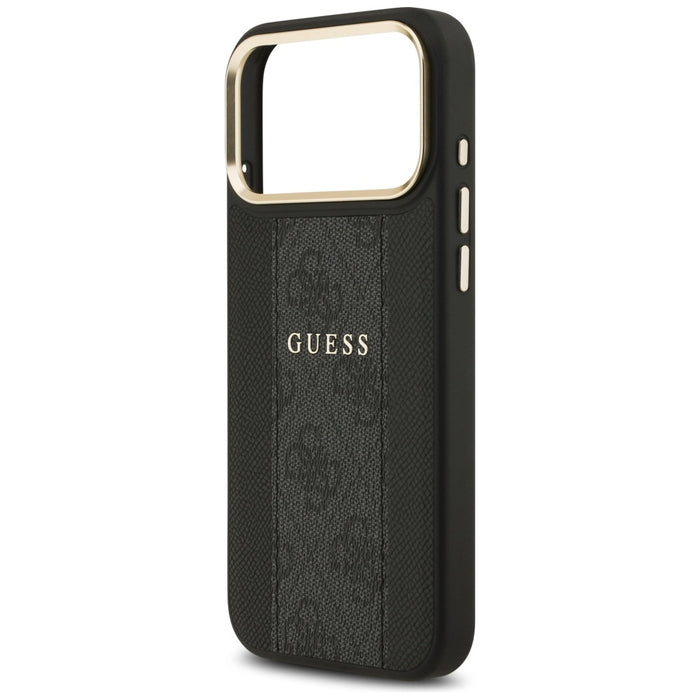 Guess 4G Stripe MagSafe case for iPhone 17 Pro Max - black
