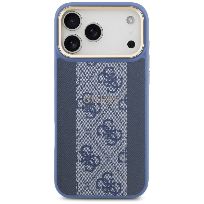 Guess 4G Stripe MagSafe Case for iPhone 17 Pro Max - Blue