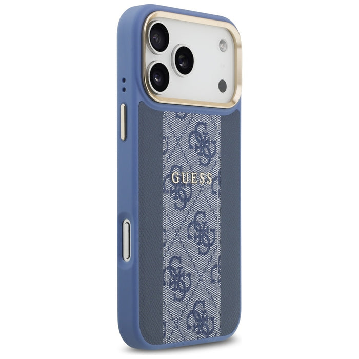 Guess 4G Stripe MagSafe Case for iPhone 17 Pro Max - Blue