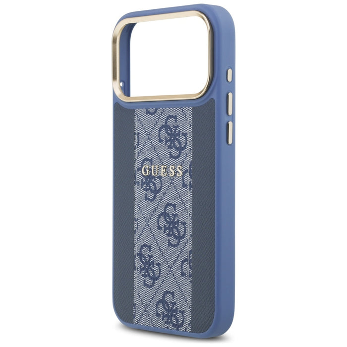 Guess 4G Stripe MagSafe Case for iPhone 17 Pro Max - Blue