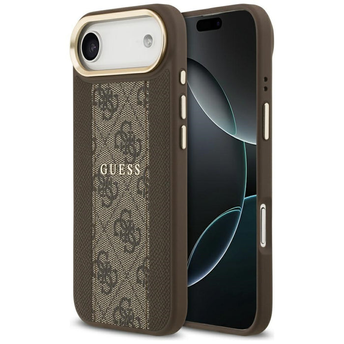 Guess 4G Stripe MagSafe case for iPhone Air - brown