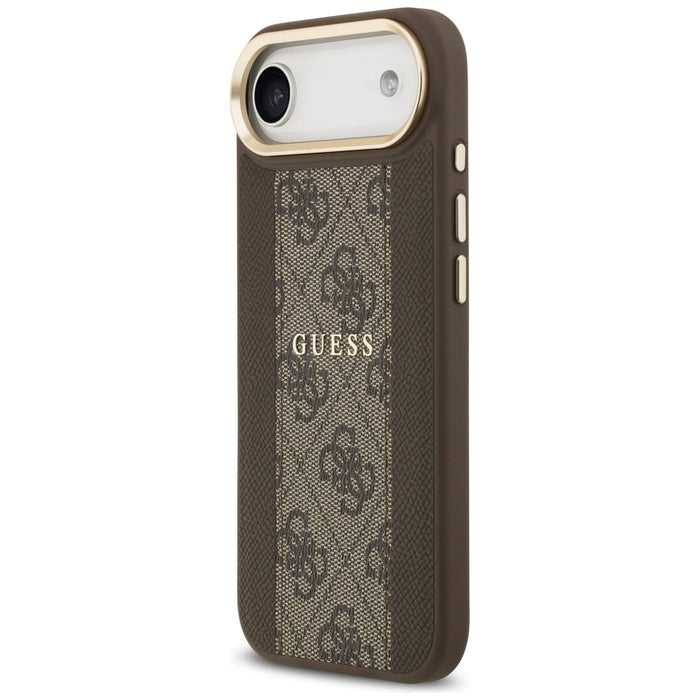 Guess 4G Stripe MagSafe case for iPhone Air - brown