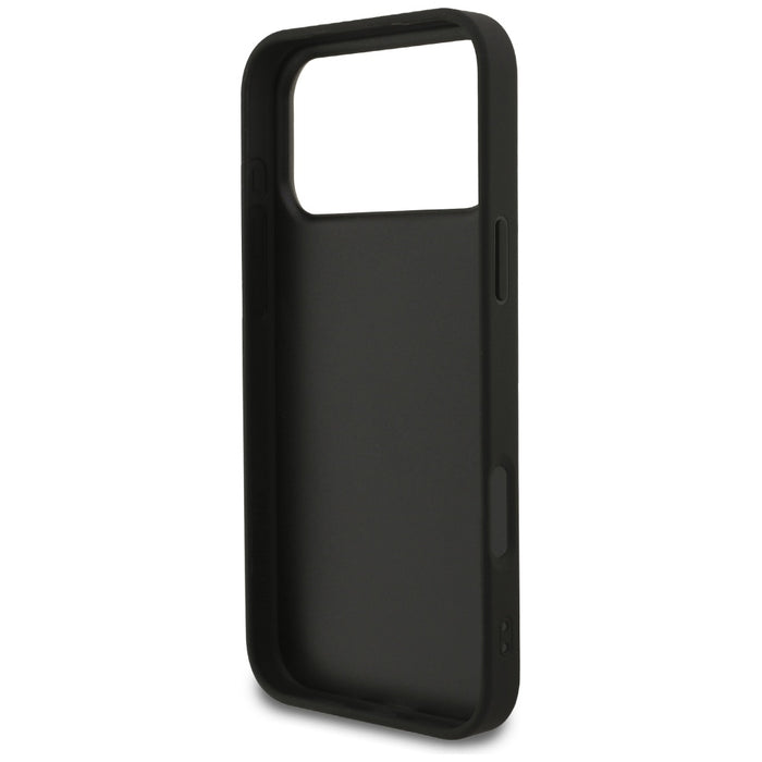 Guess Fixed Glitter Big 4G case for iPhone 17 Pro Max - black