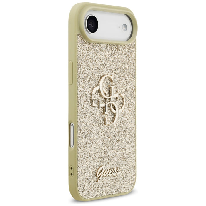 Guess Fixed Glitter Big 4G case for iPhone Air - gold