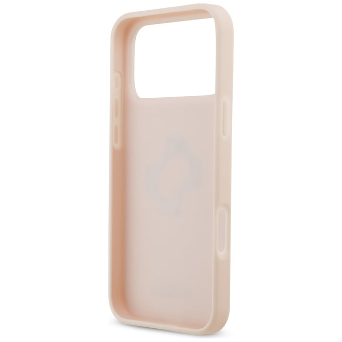 Guess Grained Big 4G &amp; Classic Logo Case for iPhone 17 Pro Max - Pink