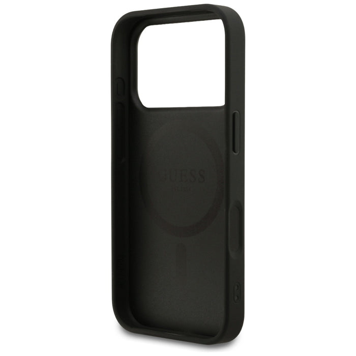 Guess Saffiano Classic Logo MagSafe Case for iPhone 17 Pro - Black