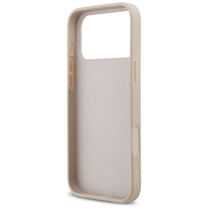 Guess Saffiano Classic Logo MagSafe Case for iPhone 17 Pro Max - Pink