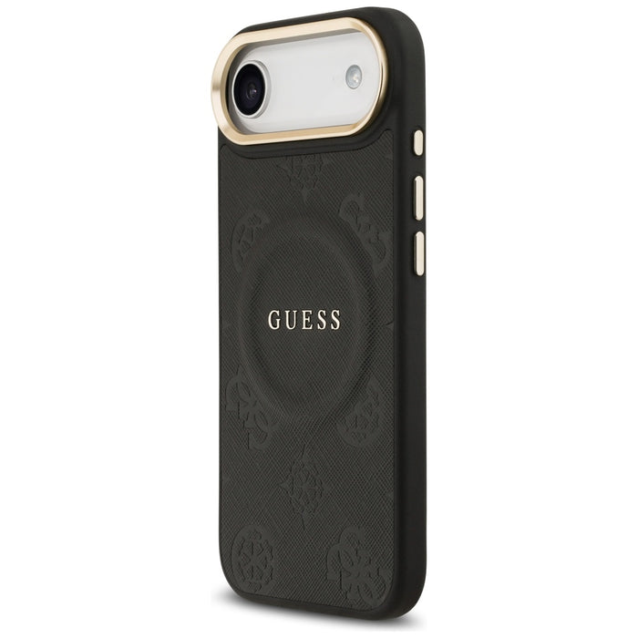 Guess Peony Hot Stamp MagSafe Case for iPhone Air - Black