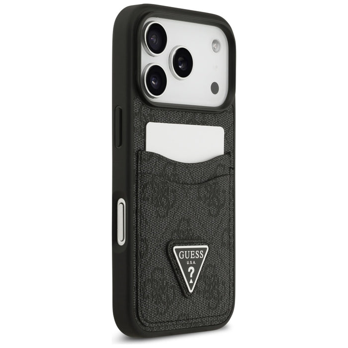 Guess 4G nauble Card Triangle case for iPhone 17 Pro - black