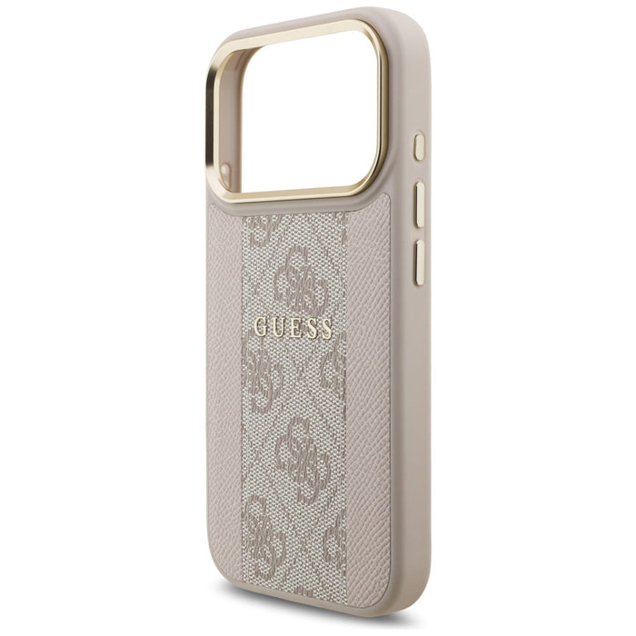 Guess 4G Stripe MagSafe Case for iPhone 17 Pro - Pink