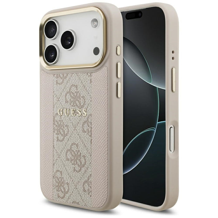 Guess 4G Stripe MagSafe Case for iPhone 17 Pro - Pink